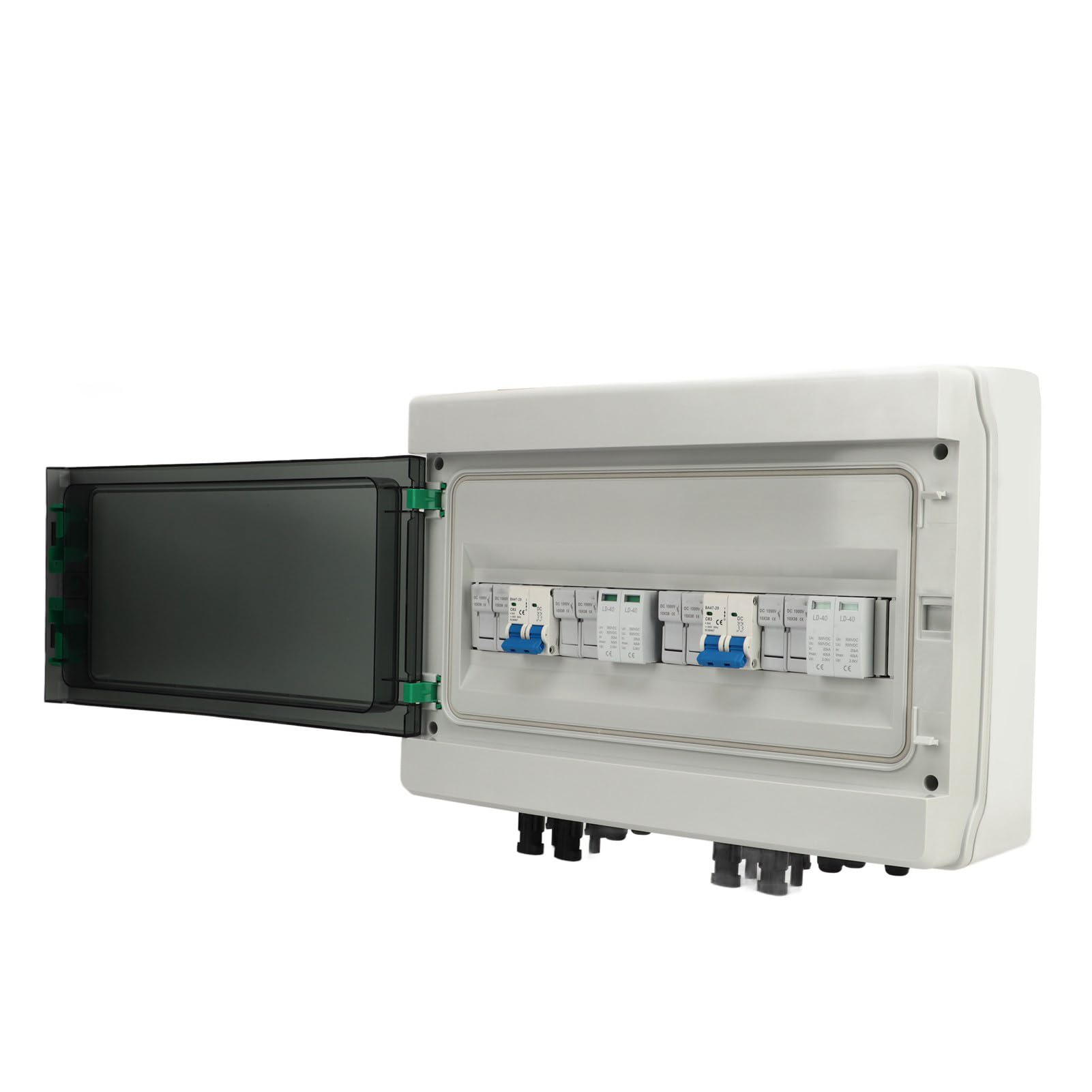 FILFEEL Wysokowydajny 4-w-2-wyjściowy moduł Fotowoltaiczny PV DC1000V IP65 System Fotowoltaiczny do Montażu na ścianie dla Ulepszonego
