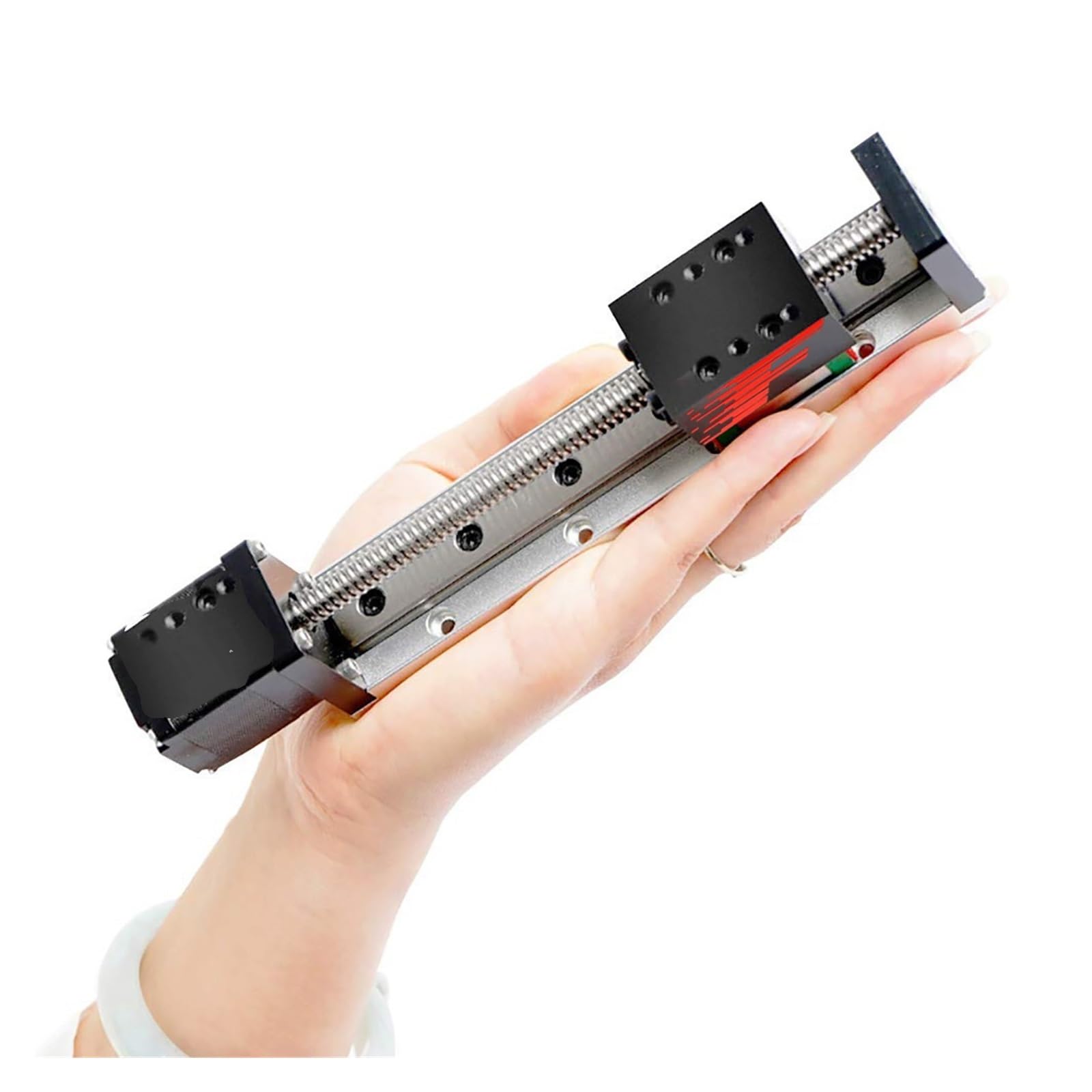 Metal Ball Screw nut TR8-2 50~300mm Mini Linear Screw Lead Guide Rail Stage Actuator Linear Slide Motion Table 14 Stepper Motor(150mm)