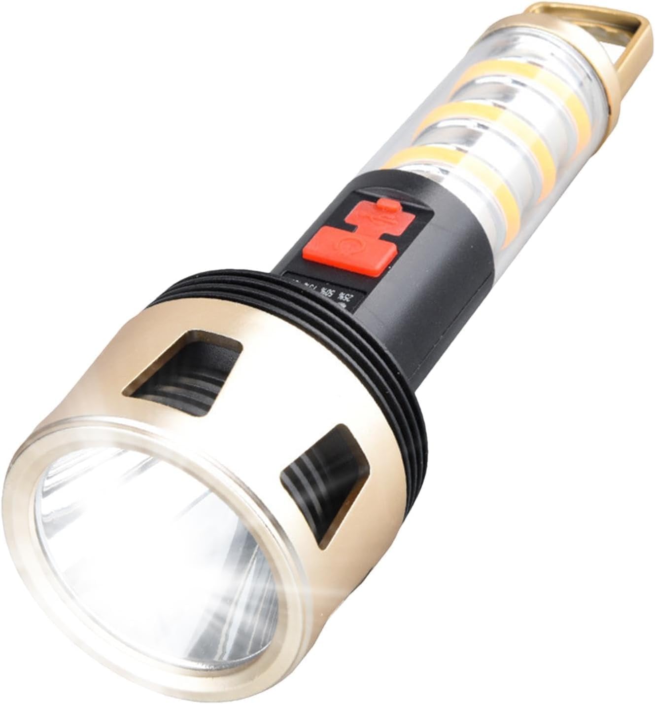 UDee Rechargeable Camping Torch with Waterproof LED Lantern | Portable Electric Torch with 360° Illumination & Type-C Fast Charging Durable, Lightweight Outdoor Flashlight for Camping & Emergency Use-image-26