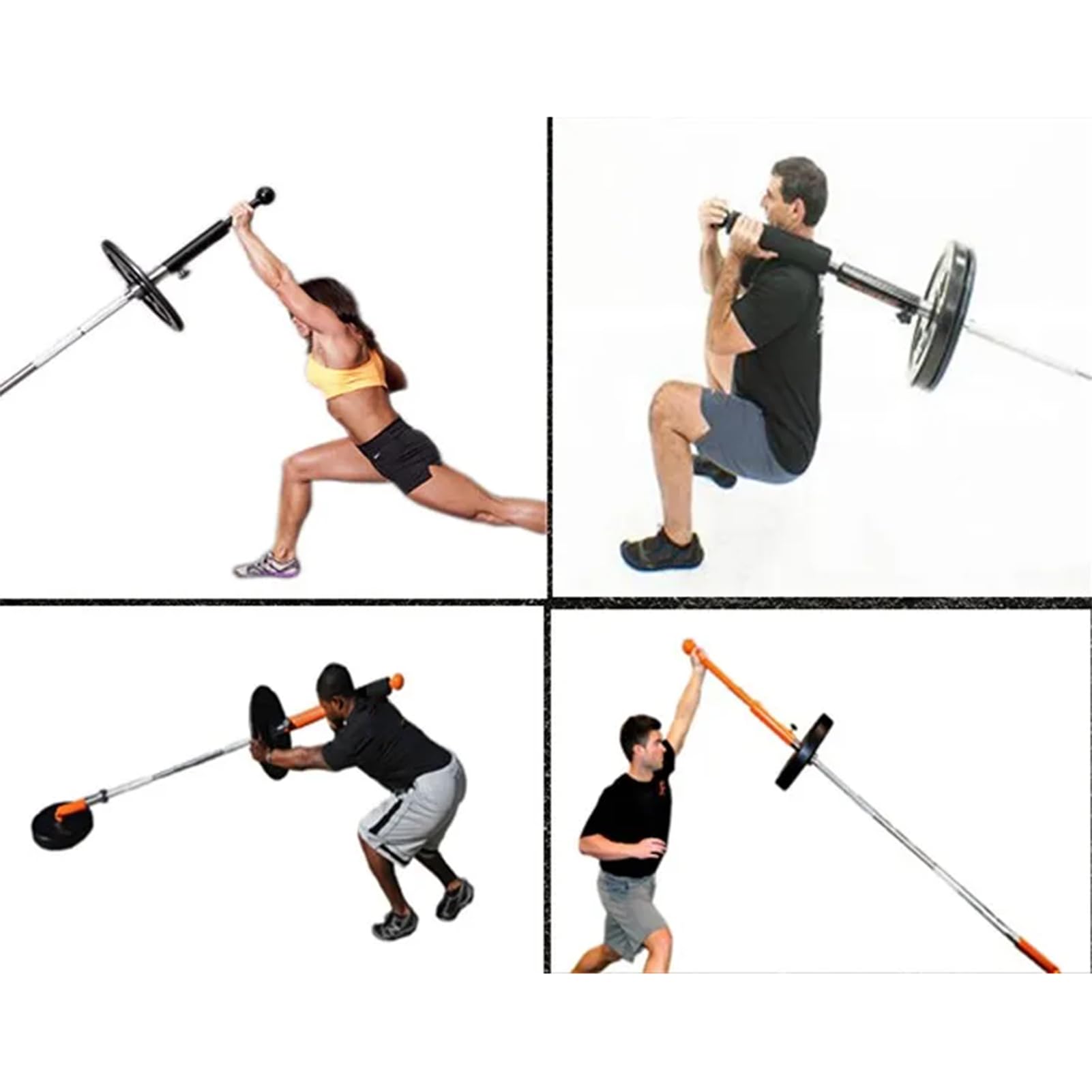 IBOWZ Viking Press Landmine Handle, Attacco Landmine a Barra Dritta per bilanciere Olimpico da 2 Pollici, Squat con stacco da Terra, rematore con Braccio Singolo, Allenamento di pressatura