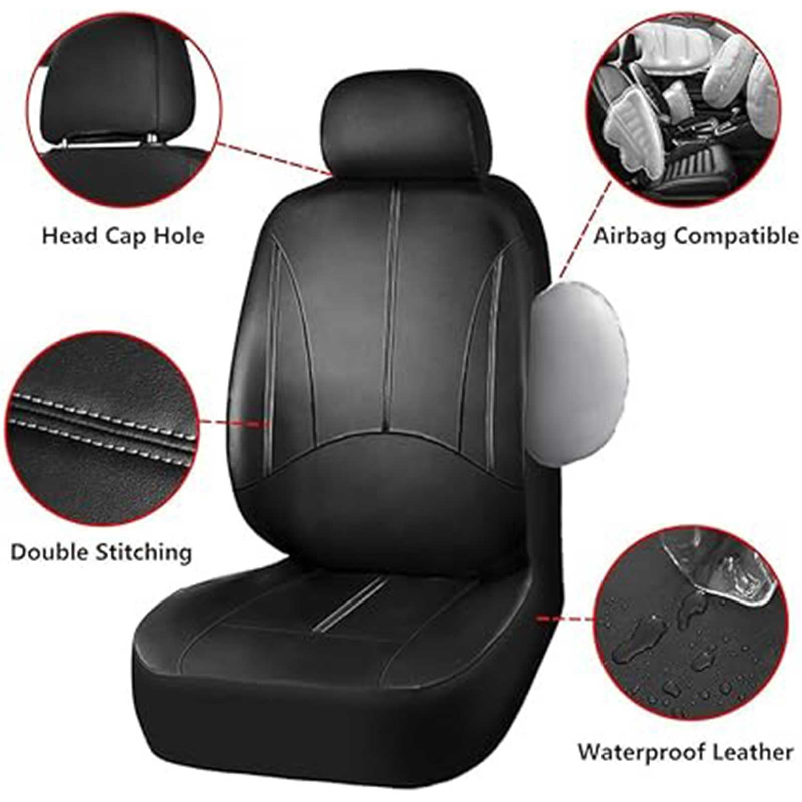 Coche Juegos Cubreasientos para Toyota Prius 2009-2012,Delanteros Y Traseros Fundas ​Asientos Coche Respirable Cómodo Fundas Asientos Accesorios, Gray