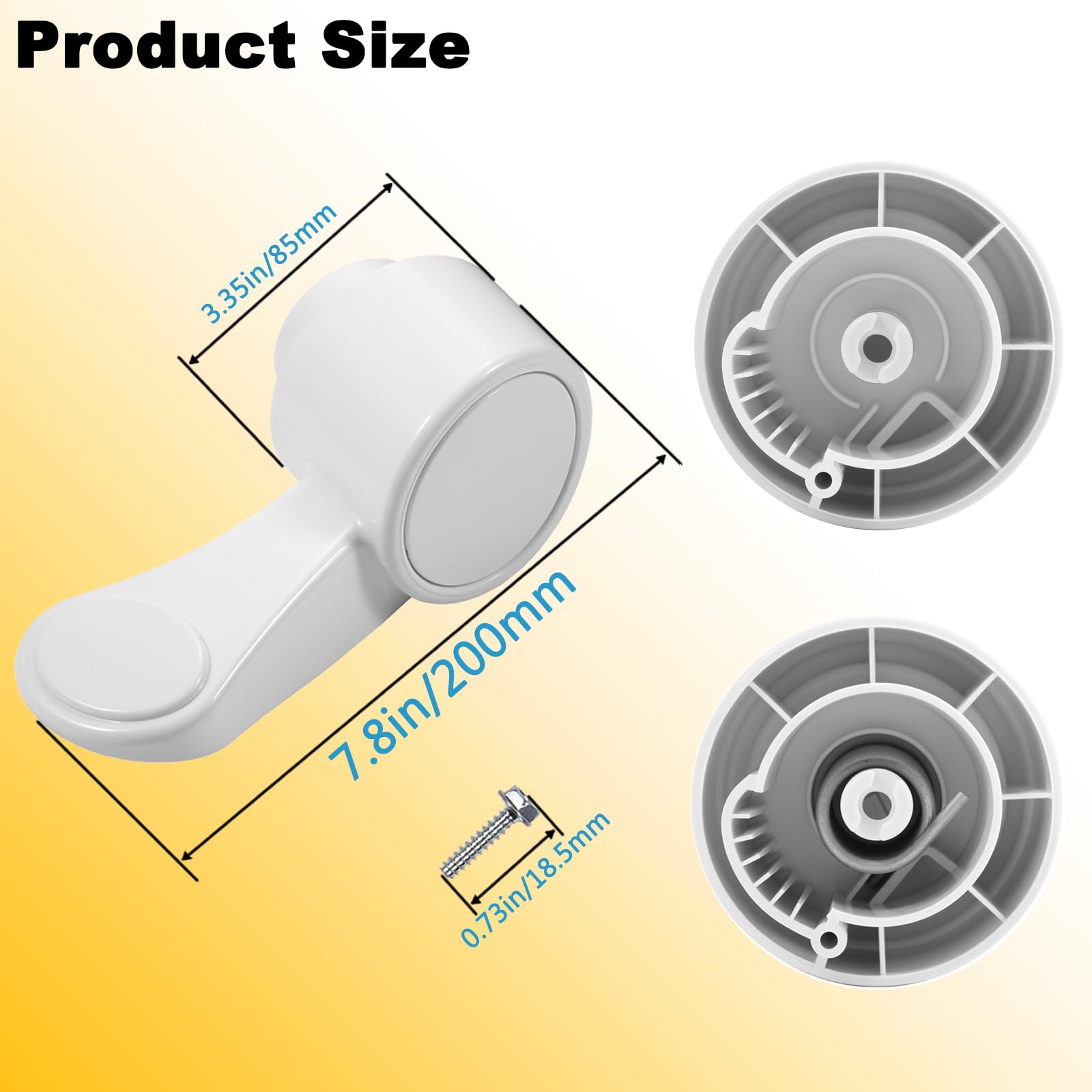 Pedale di ricambio per WC Dometic serie 300 310 311 320 321 Kit completo di riparazione del pedale a filo, perfetto compatibile con parti WC Dometic RV Camper