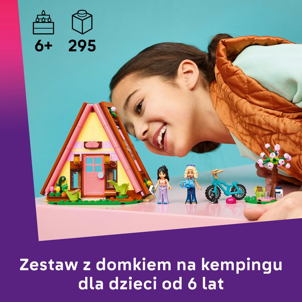 LEGO Friends Domek na luksusowym kempingu, zabawka konstrukcyjna dla dziecka, zestaw do zabawy w odgrywanie ról, pomysł na prezent dla dziewczynki lub chłopca od 6 lat 42682