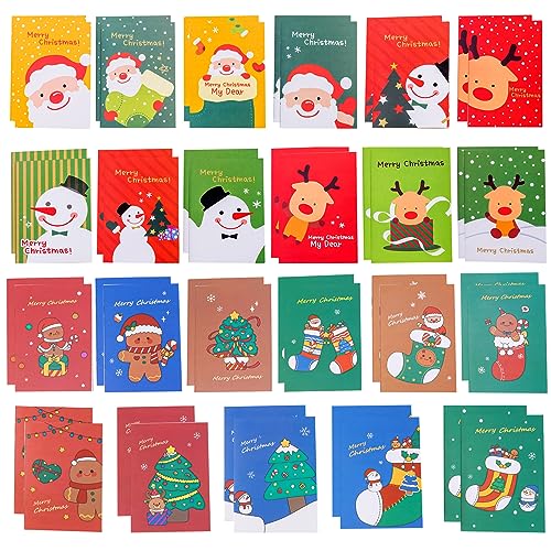 XineYuor 30 PCS Mini Libretas Navideñas,Mini Cuaderno Pequeño Navidad,Mini Cuadernos de...