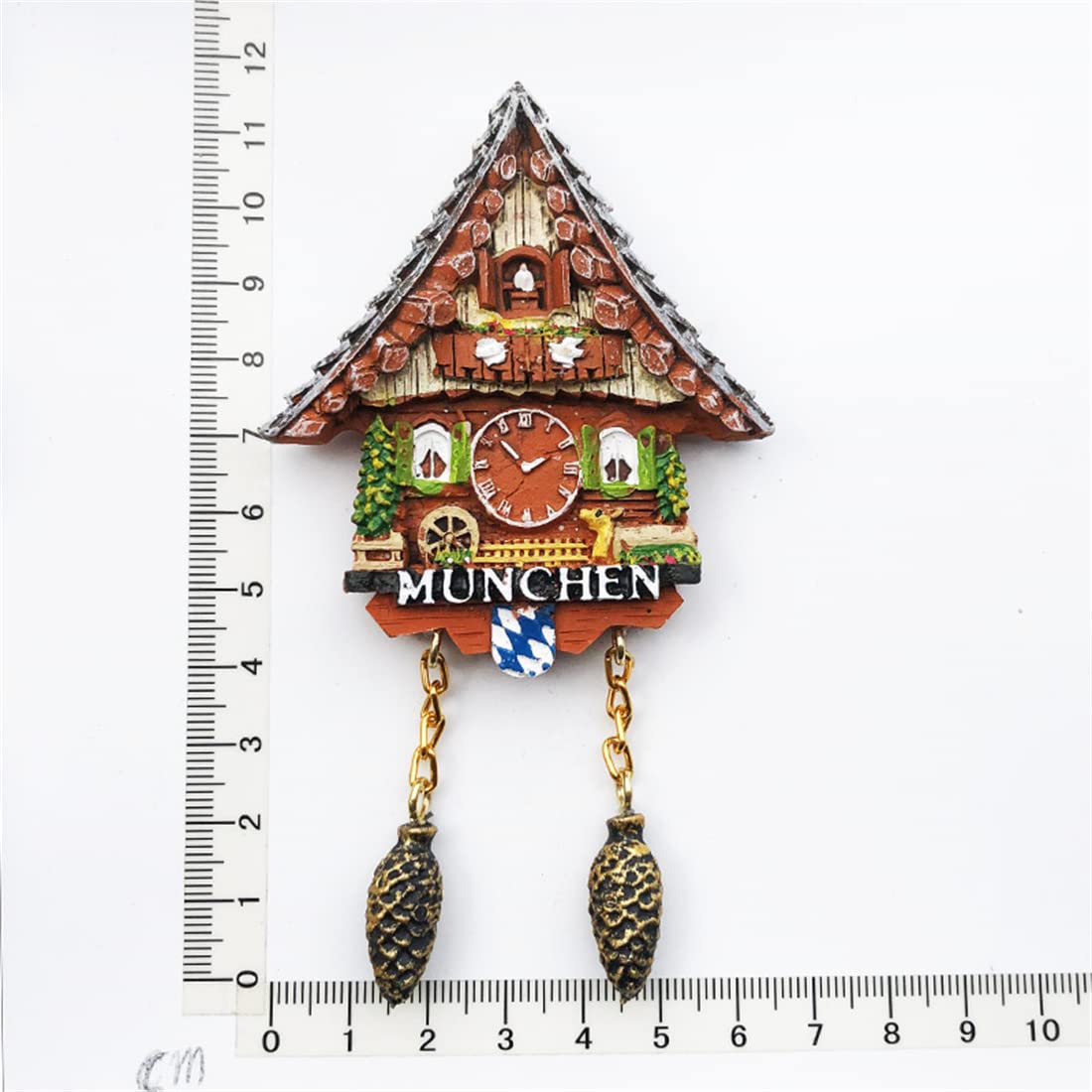 Amazon.co.jp: ドイツミュンヘン 3D 鳩時計 冷蔵庫マグネット お土産