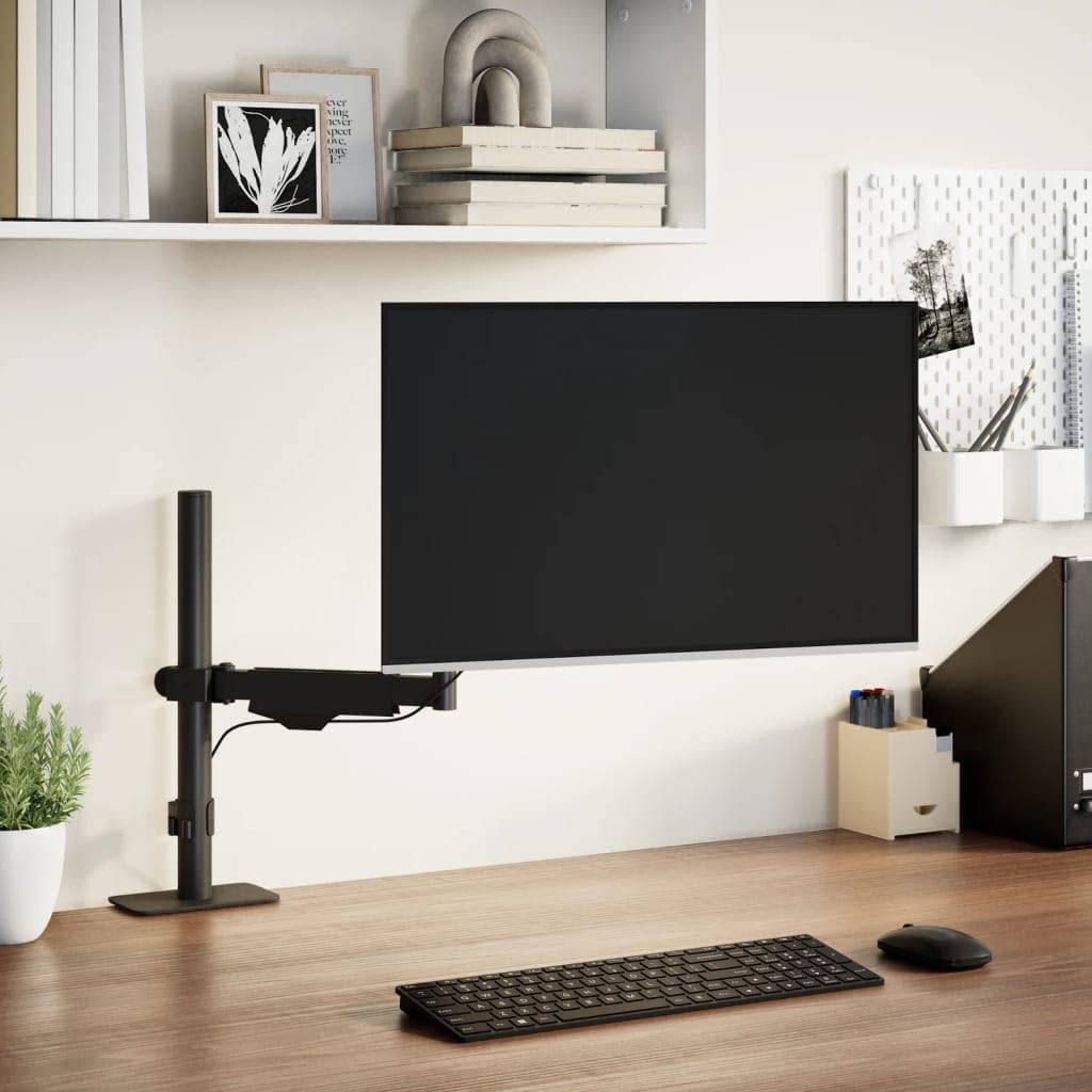 INLIFE Monitorarm Einzeln für Max 27 Zoll Gasfeder 10 kg,Elektronik,Video,Videozubehör,TV-Zubehör,TV- & Monitorhalterungen,Schwarz,3.32 KG,4012171
