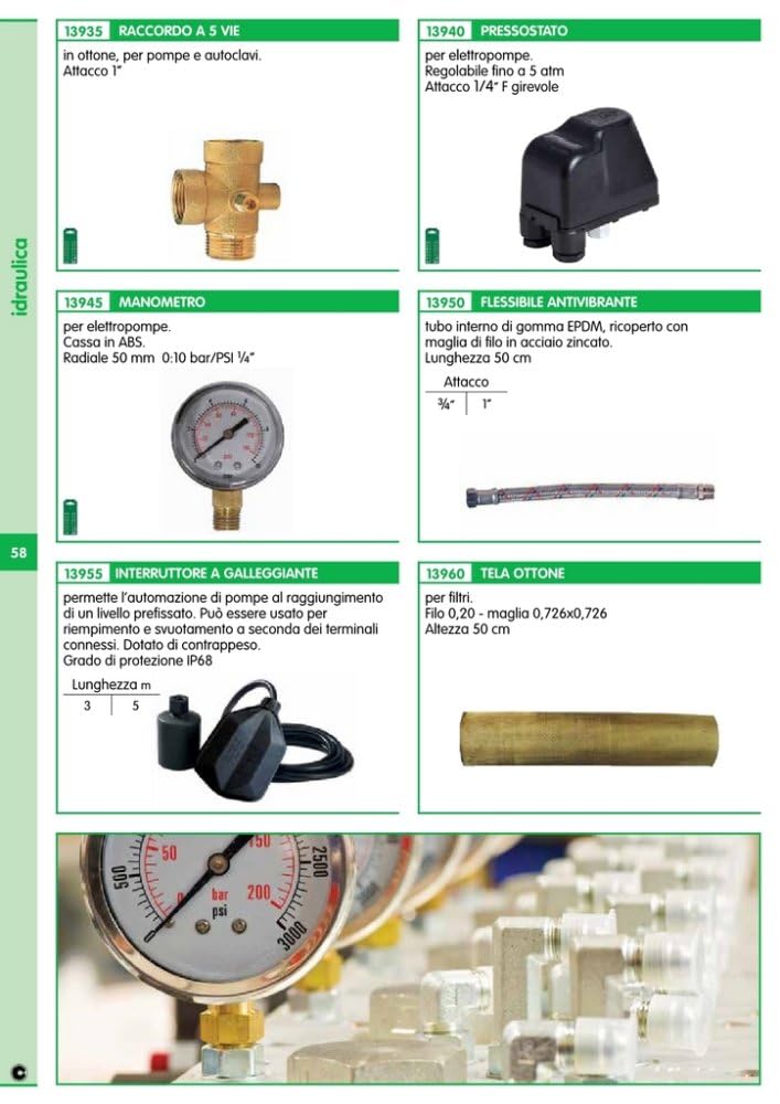 NEXTRADEITALIA 3PLICHI PL PRESSOSTATO PER AUTOCLAVE 1-5 BAR F1/4 Rif. FERX.JKGJM