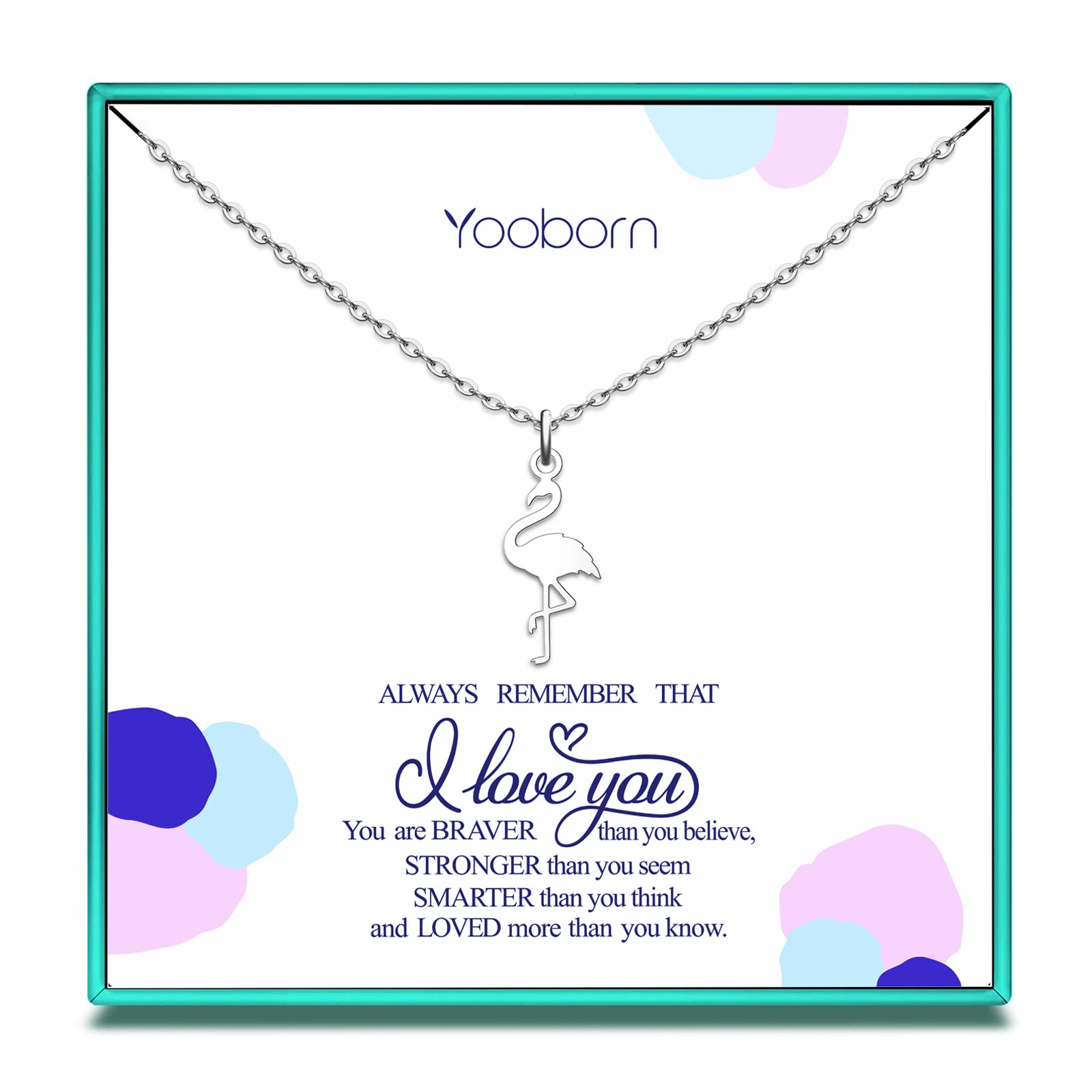YoobornYooborn 18+2 Inch Stainless Steel Spirit Animals Chain Necklace Jewelry Gifts for Women Teen Girls, Pet Loss Gift Animal pet lovers necklace.