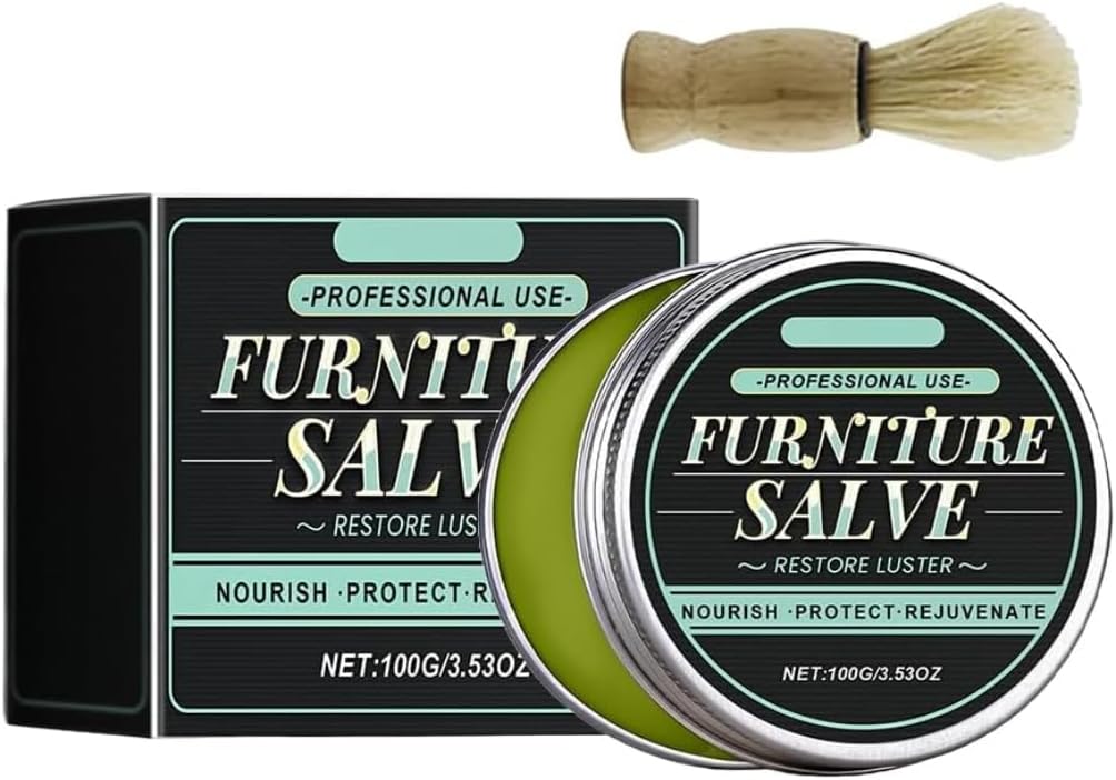 Leather Furniture Balm, Leather Restorative Cream, Upholstery Polish & Conditioner, Deeply Nourishes & Protects Seats, Car Interiors & Furniture