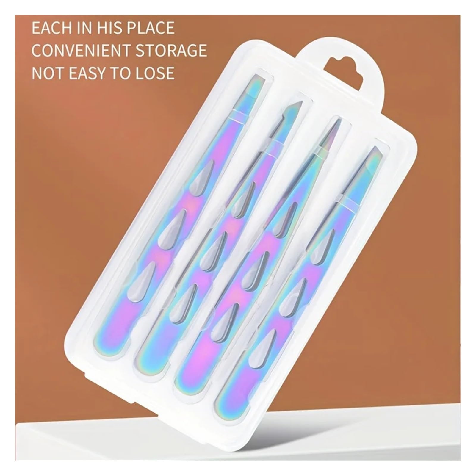 Pinzette Pinzette for Augenbrauen und Bärte. Präzisionspinzette aus Edelstahl mit ergonomischem Griff Augenbrauenclip