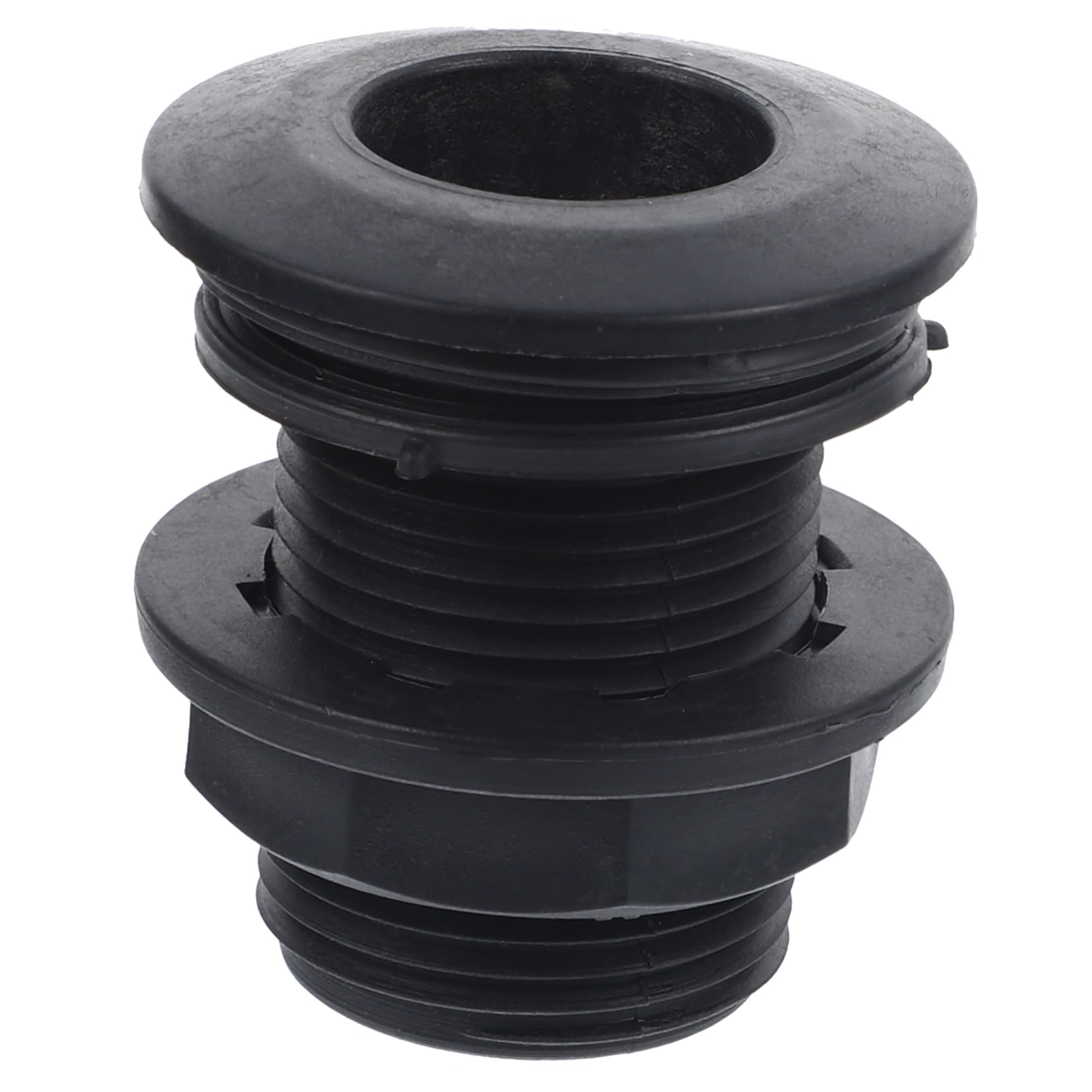 MUCKLILY 5pcs Silicone Ferrule Seal Fitting 1 Inch Adapter for Rain Barrel Aquarium Tubs
