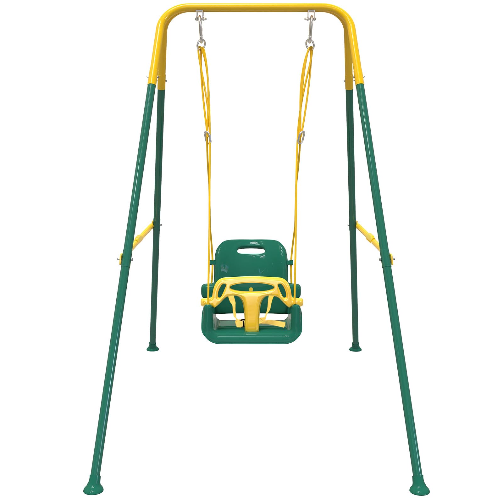 Multifunctional Toddler Swing, Foldable Baby Swing Outdoor & Indoor Use, Easily Installable and Storable ?Green?