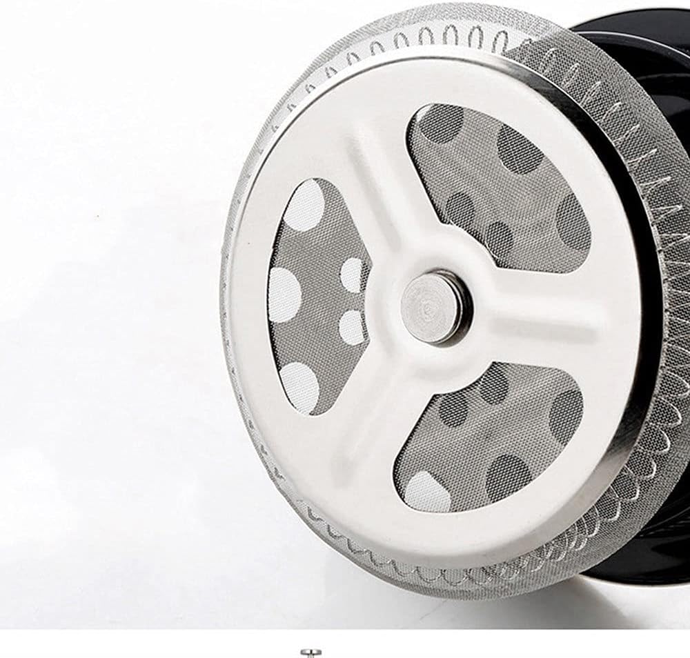 French Press Pot Double-Wall Metal Insulated French Coffee Press With Filtration System Stainless Steel Coffee Maker Easy To Clean And Use (Color : Silver Size : 1000ml)