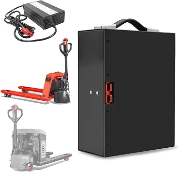 48V 10.4Ah 15Ah 20Ah Electric Forklift Battery 48V Lithium Batteries with Portable Handle 48 Volt Pallet Jack Truck Battery for 500W-950W Motor
