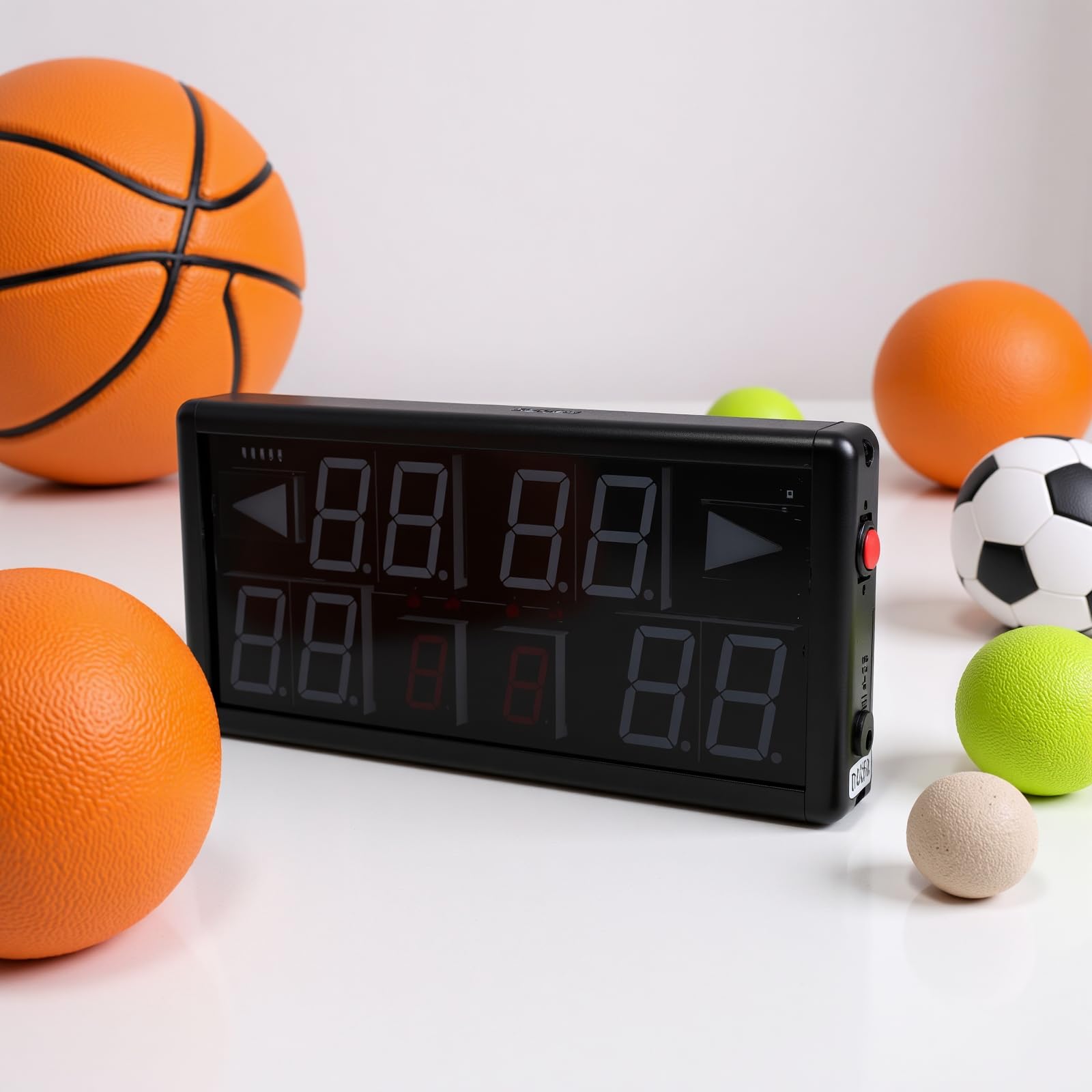 Jectse Marcador Electrónico de Baloncesto, Tablero Digital Portátil de 10