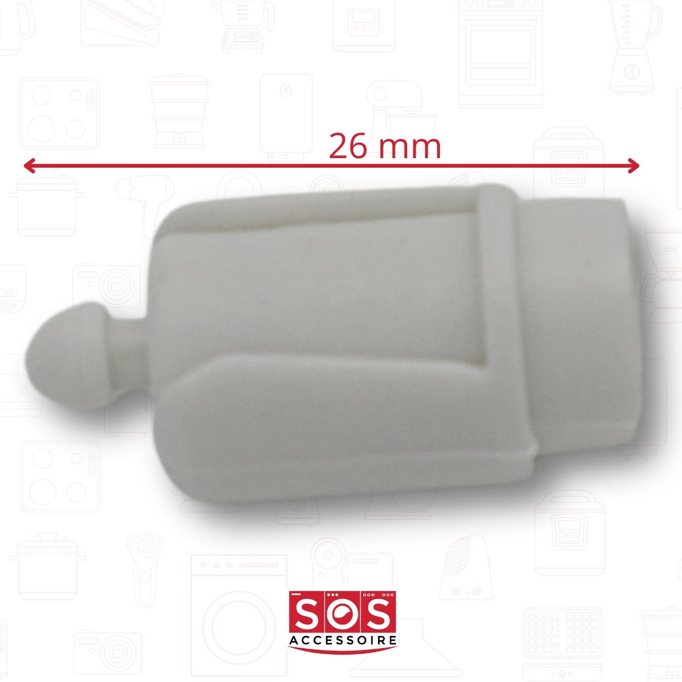 Allenatore Per Robot Da Cucina Ms-069452h3 | Compatibile Moulinex, Girmi, Sipratic | Ricambio Frullatore