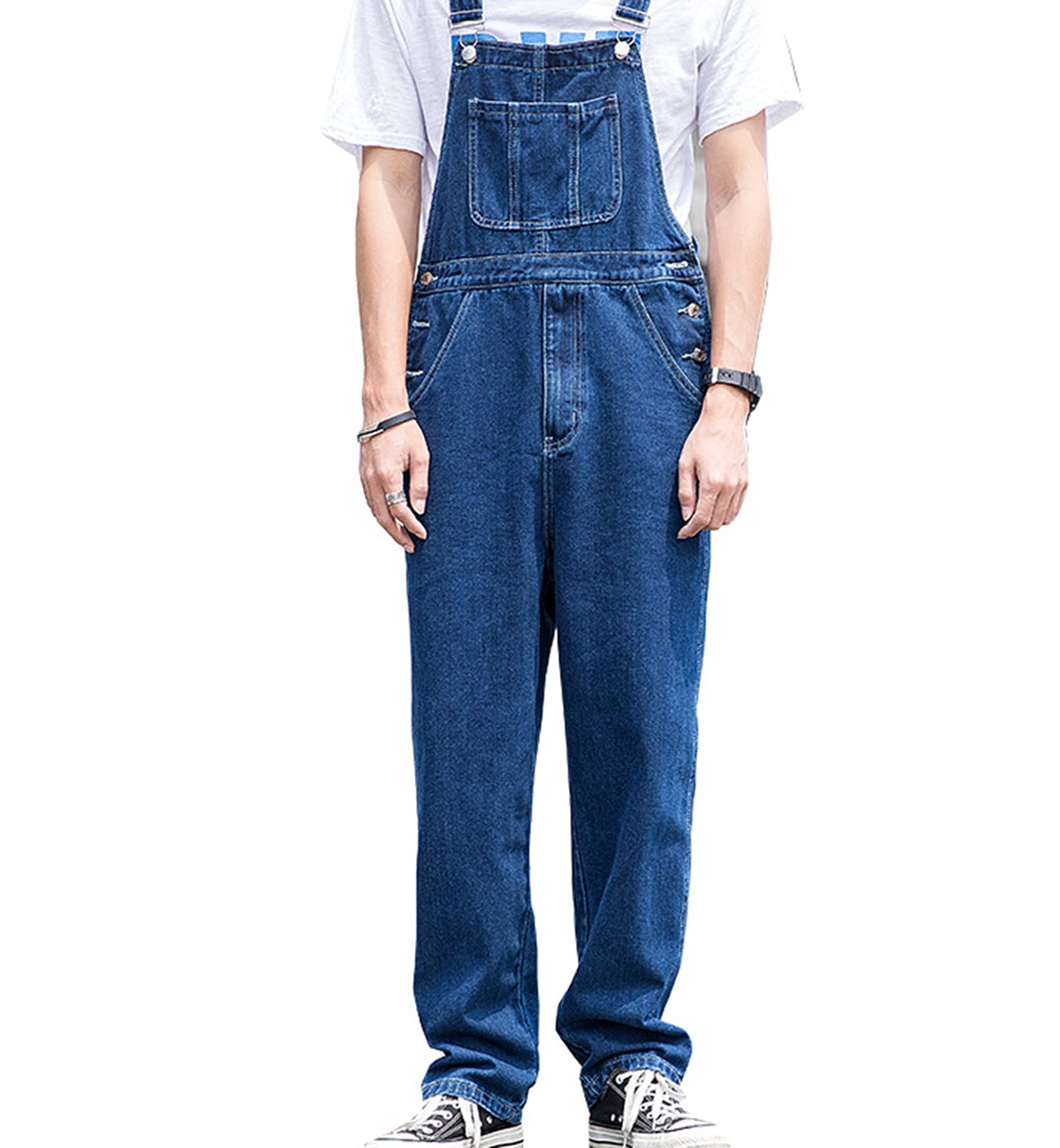 Herenmode Casual denim overalls met volledige lengte Jumpsuit Overalls voor heren Jeans Slanke casual skinny denim jumpsuits Jeans Rompertjes kopen vanaf een prijs van 35