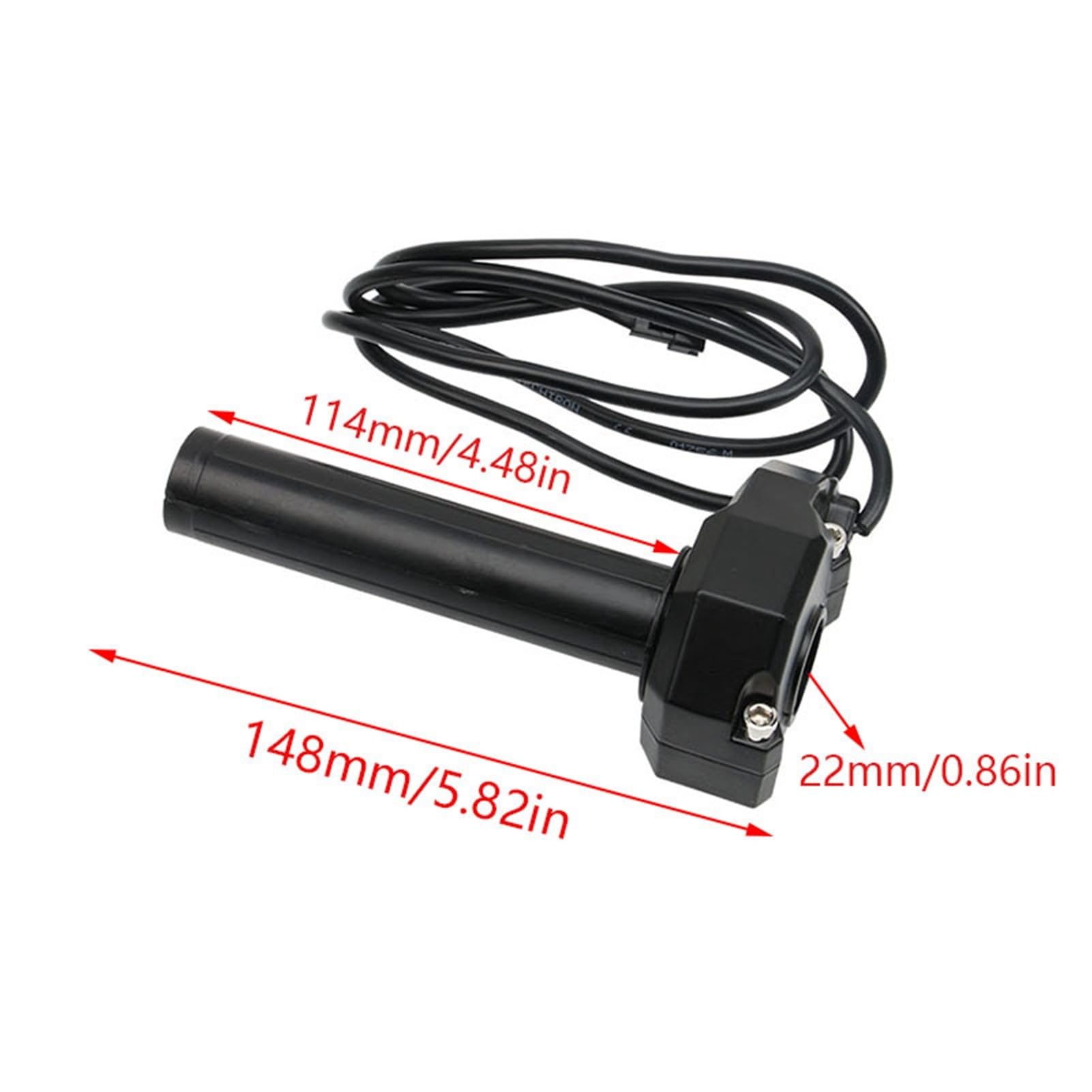 Poignée d'accélérateur torsadée de 22MM, Compatible avec le vélo tout-terrain électrique Sur-Ron Light Bee XS