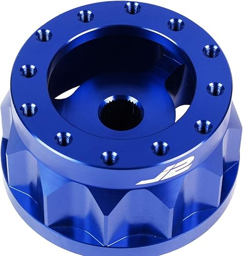 Miniatura 10 de J2 Engineering J2-HUB-OR18-RD - Adaptador de cubo de aluminio para volante de 2 pulgadas, 6 pernos, color rojo, compatible con