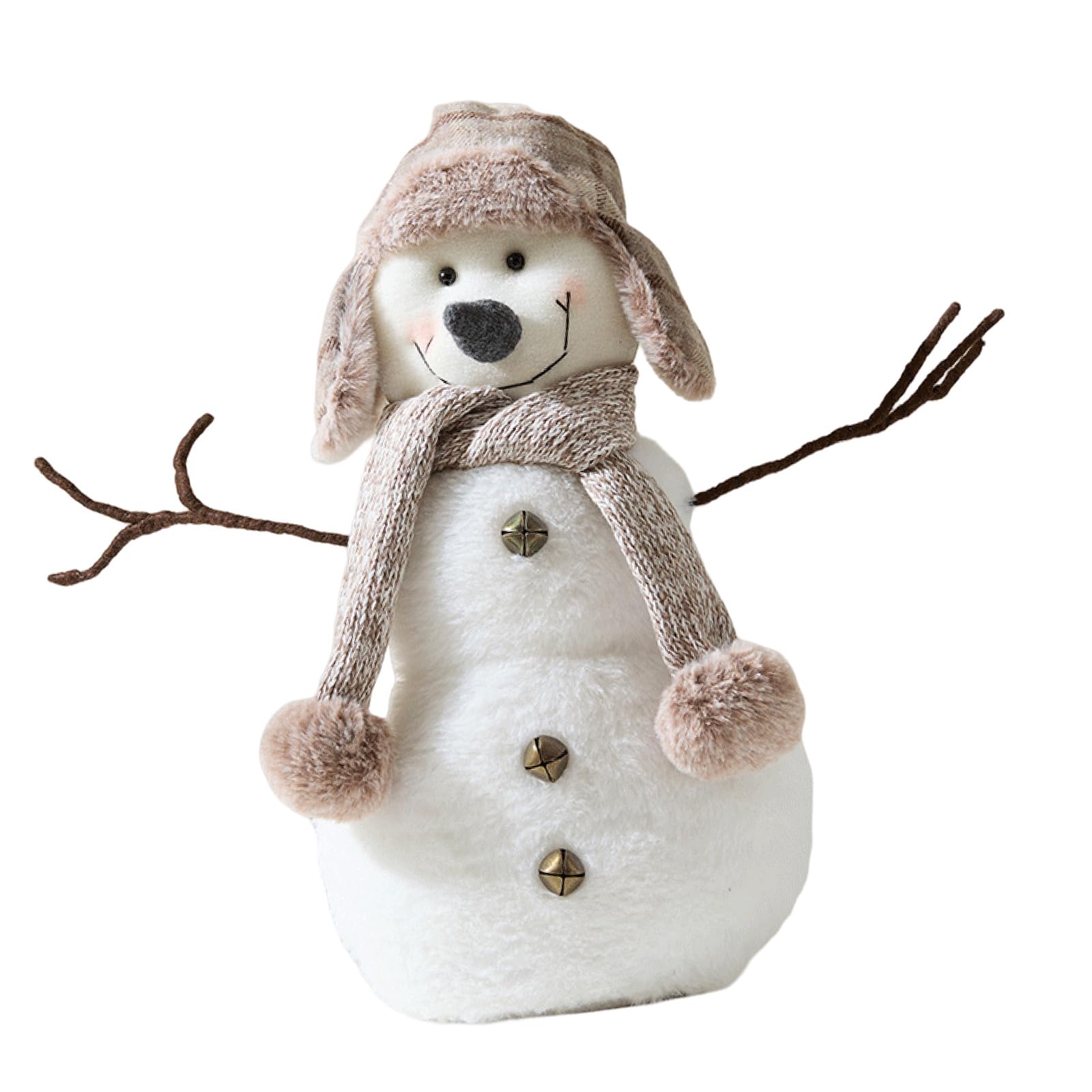 Figurine miniature de Noël, Père Noël, bonhomme de neige, décoration de bureau
