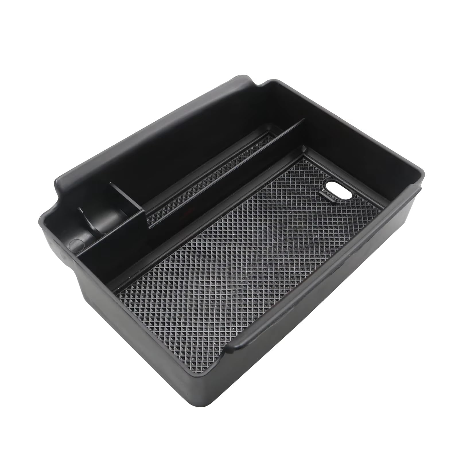 HNDZCYSMGS Boot Organiser Compatible With Skoda For Octavia Mk4 2020 2021 2022 2023 2024 2025 Car Armrest Storage Box Central Control Storage Box Auto Accessories(Black)