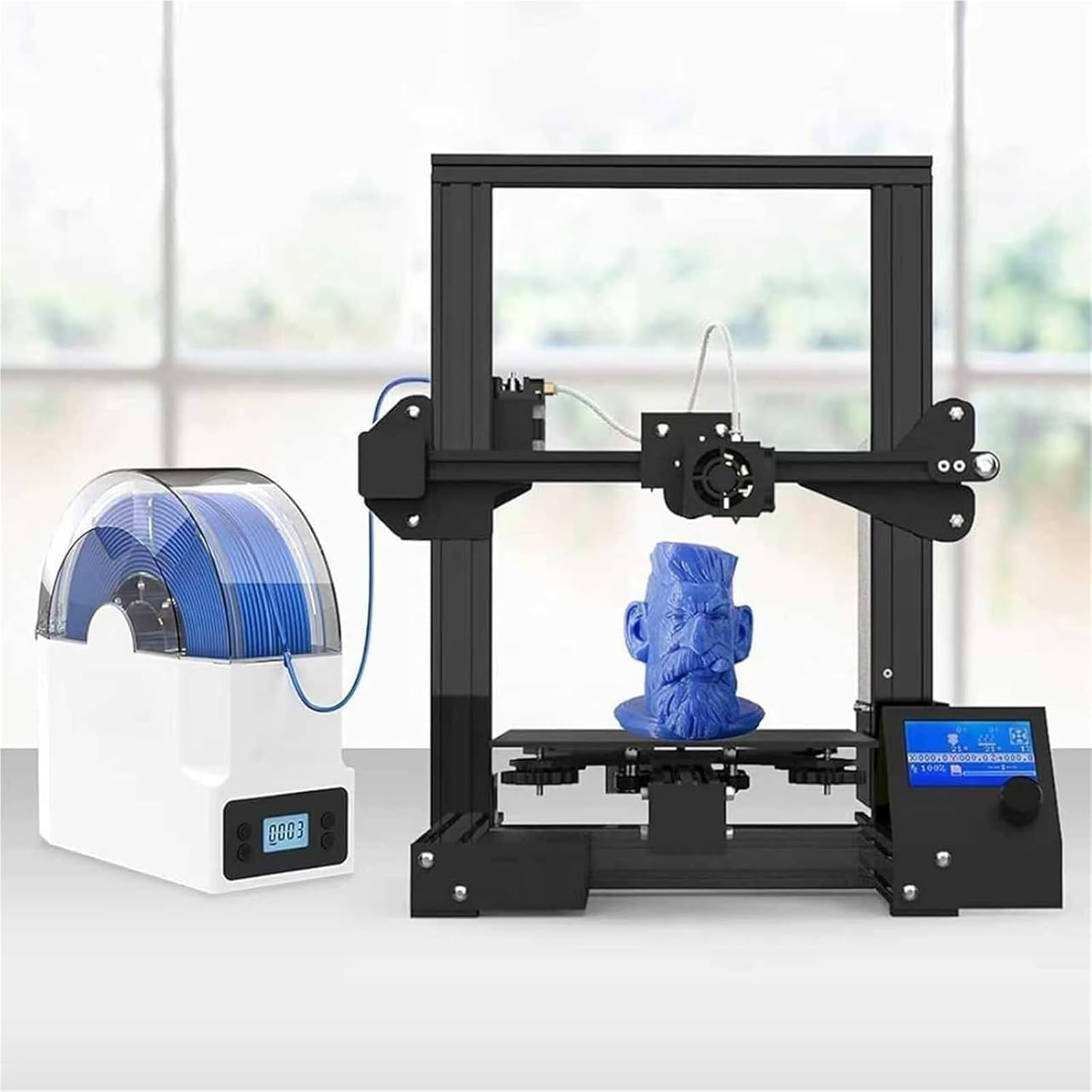 Secador De Filamento Para Impresora 3D, Caja Secadora De Filamento, Temperatura Ajustable 40 ℃/50 ℃/55 ℃, Capacidad Máxima Del Carrete 200x73 Mm, Compatible Con 1,75 Mm/2,85 Mm/3,00 Mm, PLA, PETG, TPU