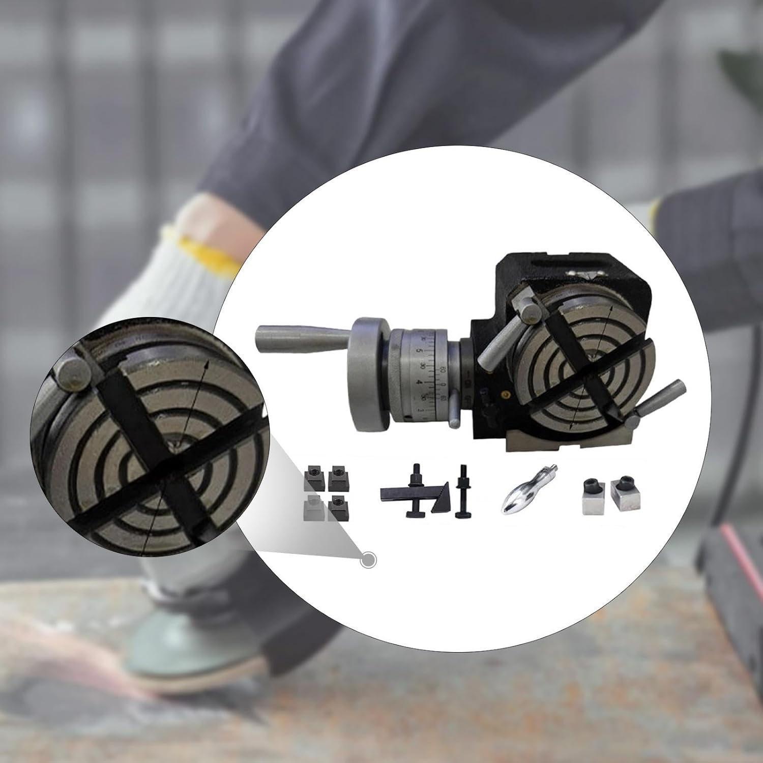 GENERIC 回転テーブルツール、スムーズで効率的な加工、インデックス