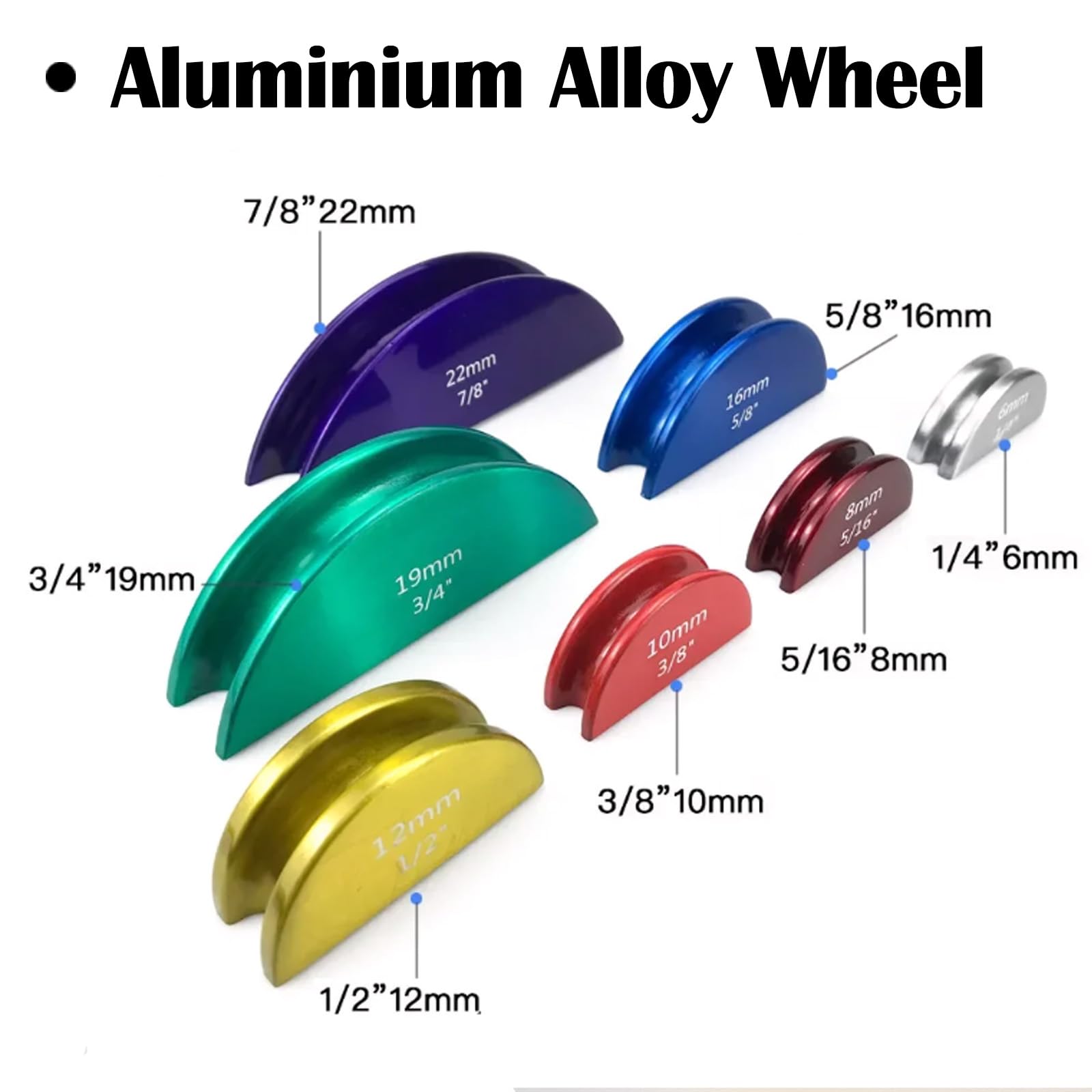 Dobladora Tubos, Dobladora Tubos Con Trinquete 7 Troqueles Herramienta Para Doblar 6-22 Mm Juego Herramientas Para Doblar Tubos ángulo 1/4"-7/8" A 90 Para Tubos Cobre Aluminio Y Acero Con Estuche