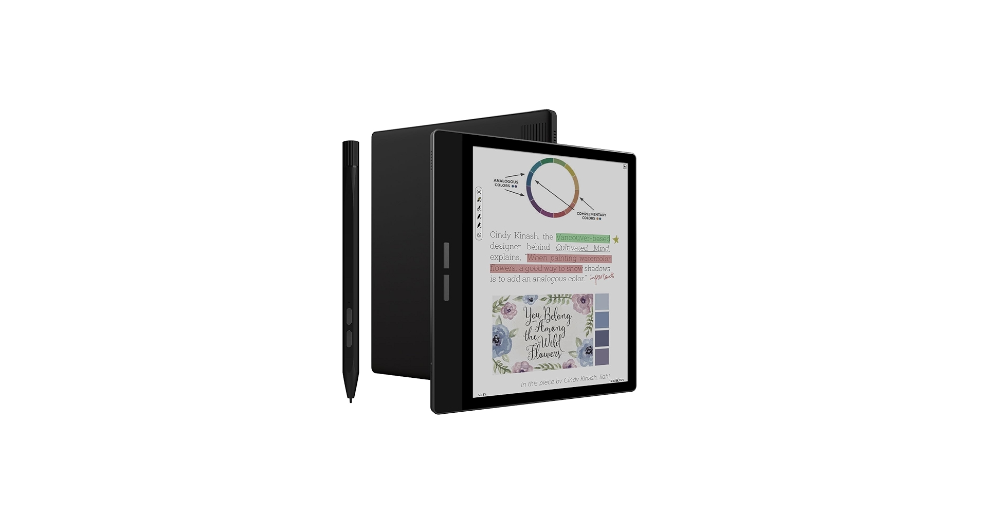 【美品】Bigme B751C Color E-ink 7インチ Bigme 7 '' B751C 最安 kaleido 3 カラー Eink メモ帳、無料