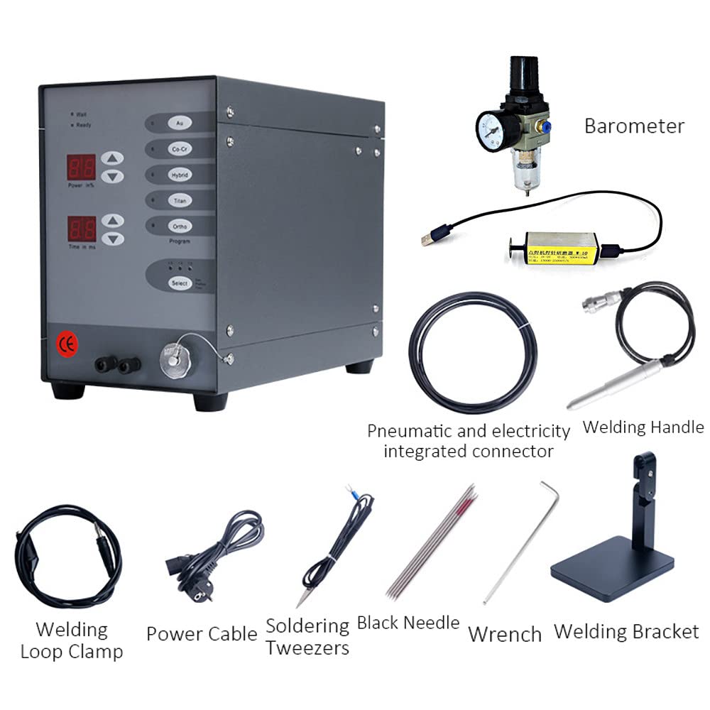 Máquina soldadora de puntos de arco de argón de alta potencia, máquina de soldadura de acero inoxidable, soldadura por puntos de joyería, herramienta de soldadura for reparación de joyas