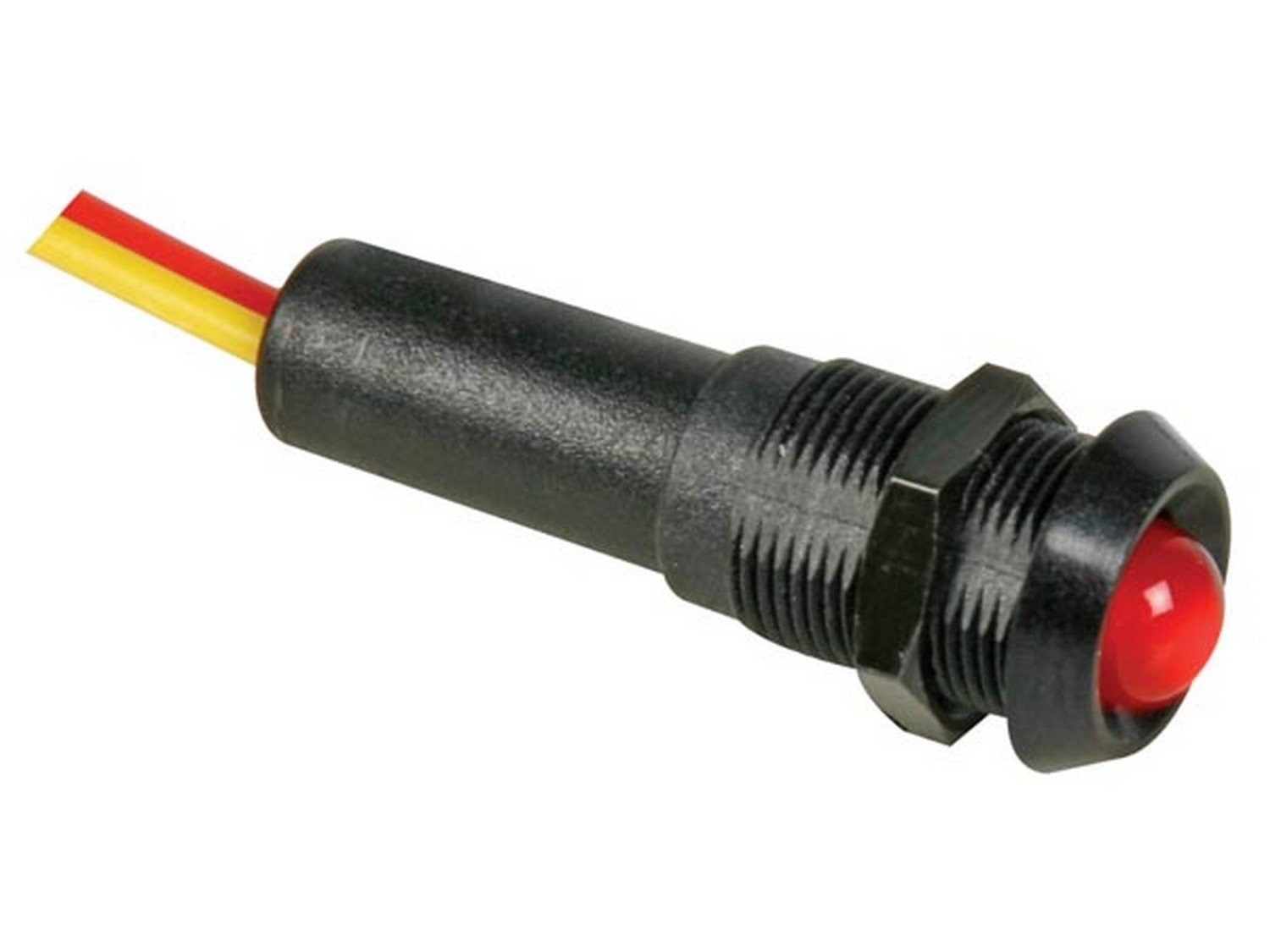 Perel 139220 LED Signal Lamp, 24 V, Black ABS Case, Red