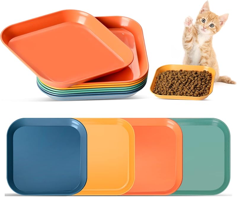 Potes Rasos para Gatos em Fibra de Palha de Trigo HMDZMR, 15 cm, Pacote com 8