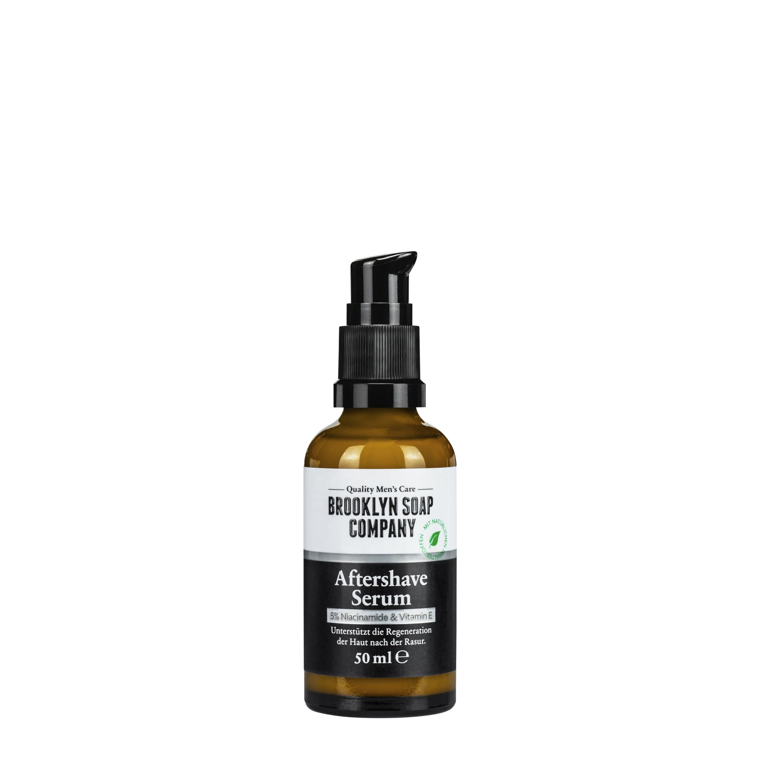 Brooklyn Soap Company Serum po goleniu, 50 ml, naturalna pielęgnacja po goleniu, koi skórę, zapobiega podrażnieniom skóry i zmniejsza zaczerwienienia