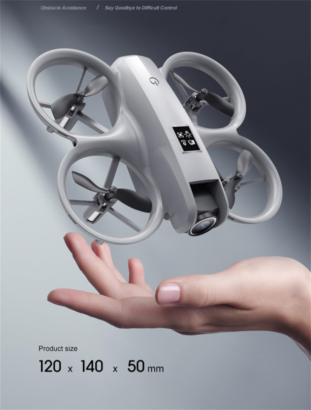 UAV Mini Drone 4K Maszyna do fotografii lotniczej Podwójna kamera Unikanie przeszkód RC Drone Quadcopter
