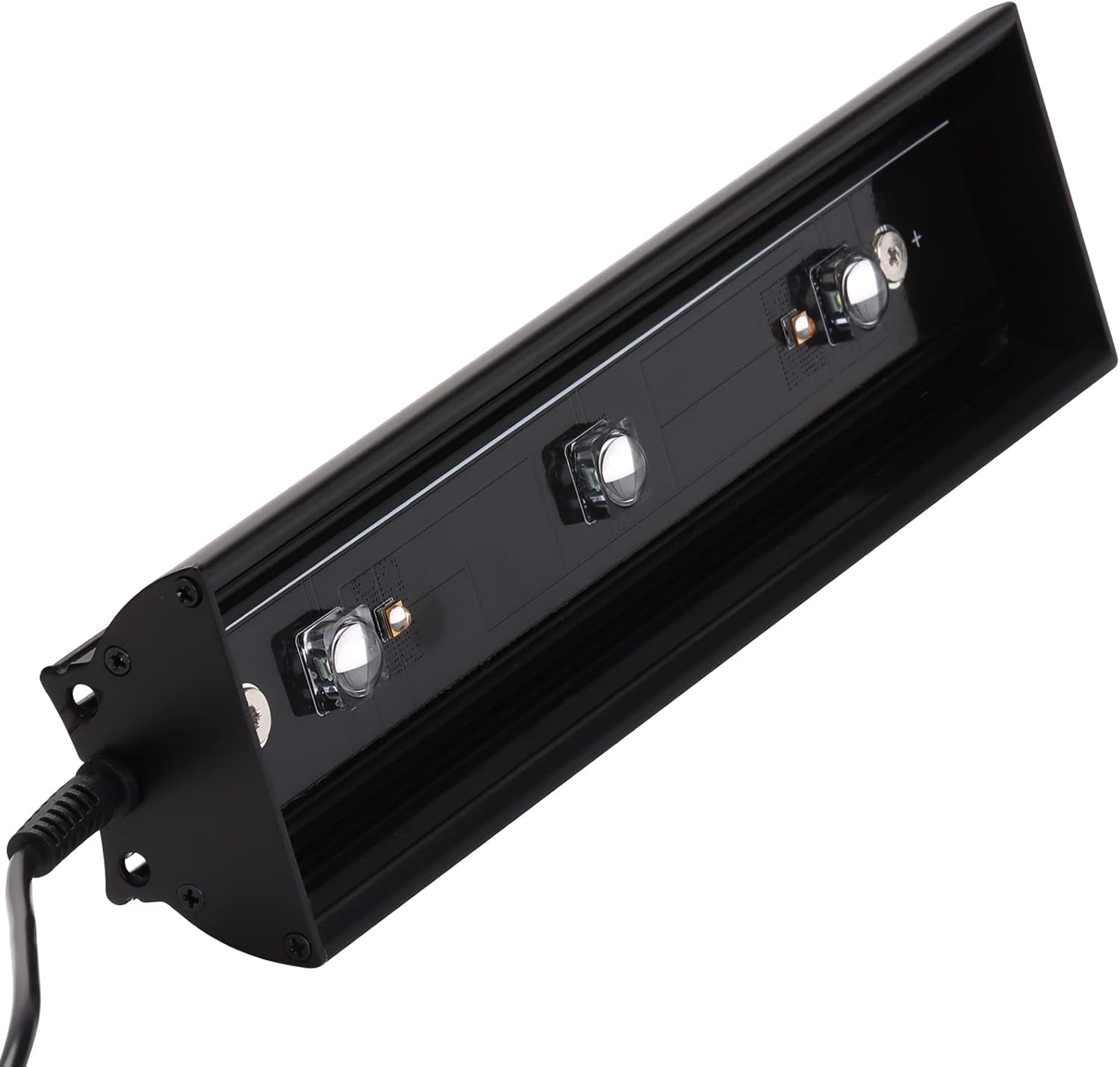 Aiicioo Reptile LED UVB Light - LED Terrarium Light with 3 Timing Function UVB Lamp UVB Bulb 4-Level Brightness Adjustable Lighting for Bearded Dragon Turtle Lizard (watts, 4)