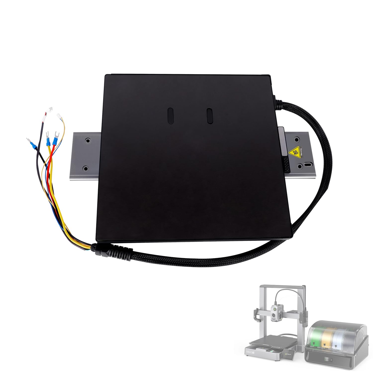 Official Creality Hi Hot Bed Plate Kit 100-240V 1000W Heated Bed 277.86x268.5x13.3mm Official Original Replacement for Creality Hi 3D Printers