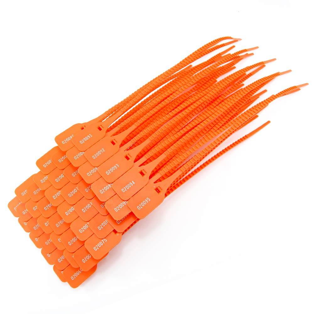 Nummer versiegelt, nummeriert, mehrfarbig, Packung mit 100 oder 500 Stück (Blau, 500 Stück)