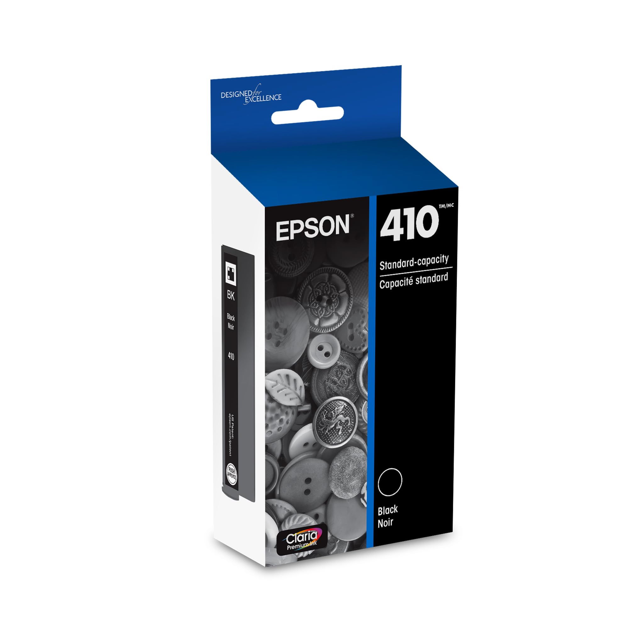 EPSON 410 Claria Premium Ink Standard Capacity (T410020-S) Works with Expression Premium XP-530, XP-630, XP-640, XP-7100, XP-830