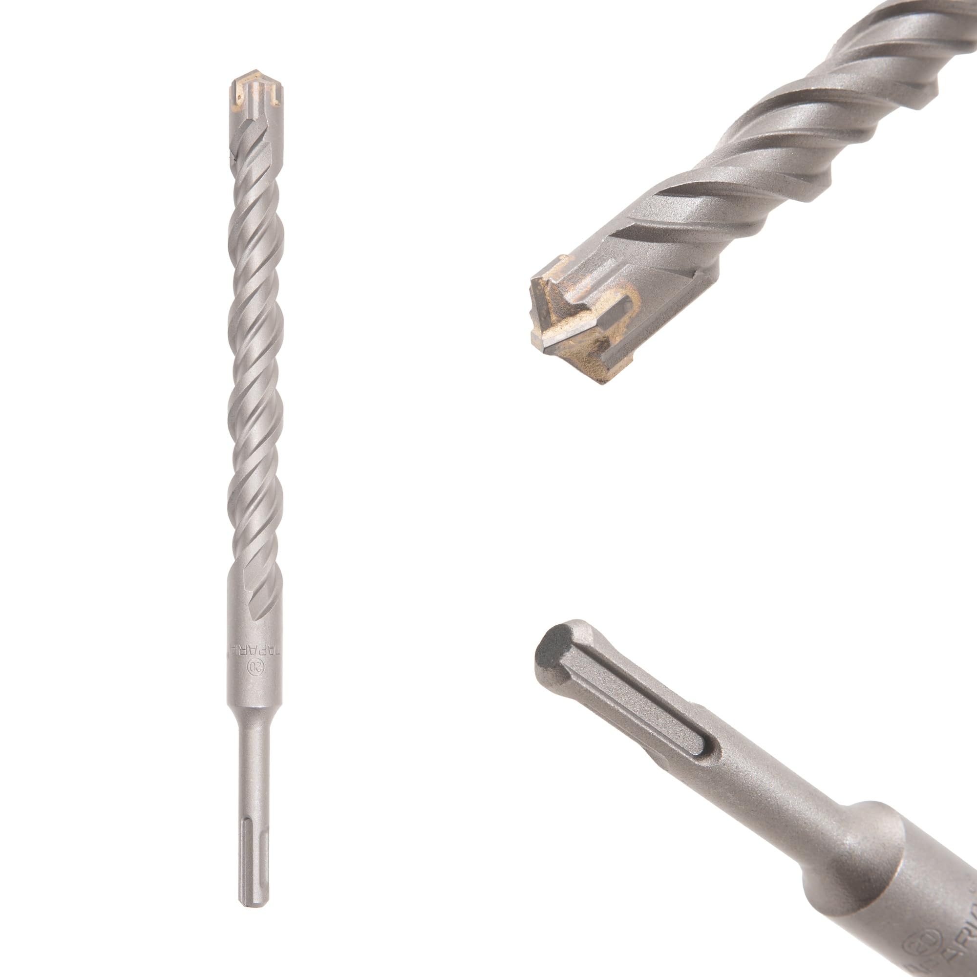 TAPARIA 20mm Cross Point Tip SDS Plus Hammer Drill Bit for Concrete/Masonry Drilling (HDC 20260, 20x200x260 mm)-Home, DIY, Professional, Construction, Brick, Wall-Drilling-image-41