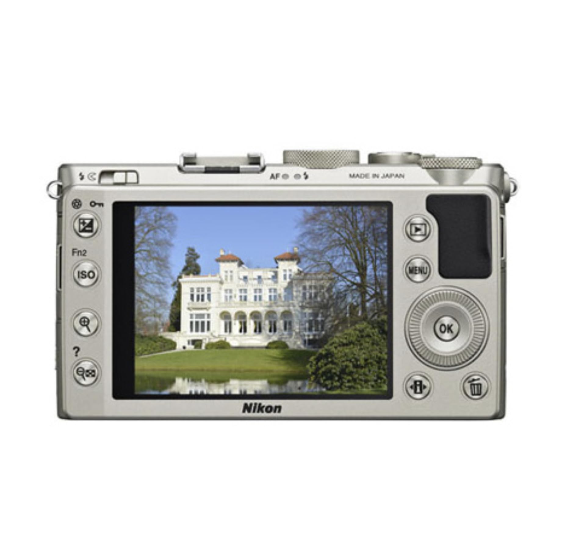 Nikon COOLPIX A Compact Digital Camera - Silver (16MP, 1x Optical