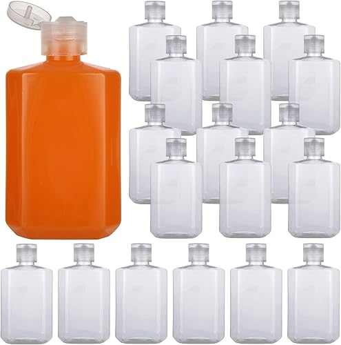 APACALI Paquete de 30 botellas de plástico de 4 onzas para artículos de tocador, recipientes vacíos transparentes recargables de viaje de 4.1 fl oz disponible en Yaxa Costa Rica