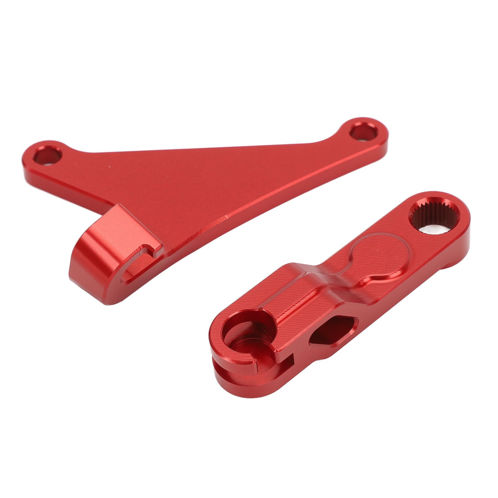 ANGGREK Kupplungsarm-Verlängerungshebelhalterung, Aluminiumlegierung, Reduziert die Kupplungszugkraft, Verbessert das Fahrerlebnis für Tenere 700, MT-07, XSR700 (Rot)