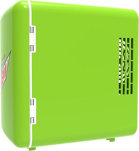 Miniatura 7 de CURTIS MIS138PEP Pepsi Retro Logo, mini enfriador personal compacto portátil para refrigerador, blanco y montaña rocío MIS134MD, mini enfriador de