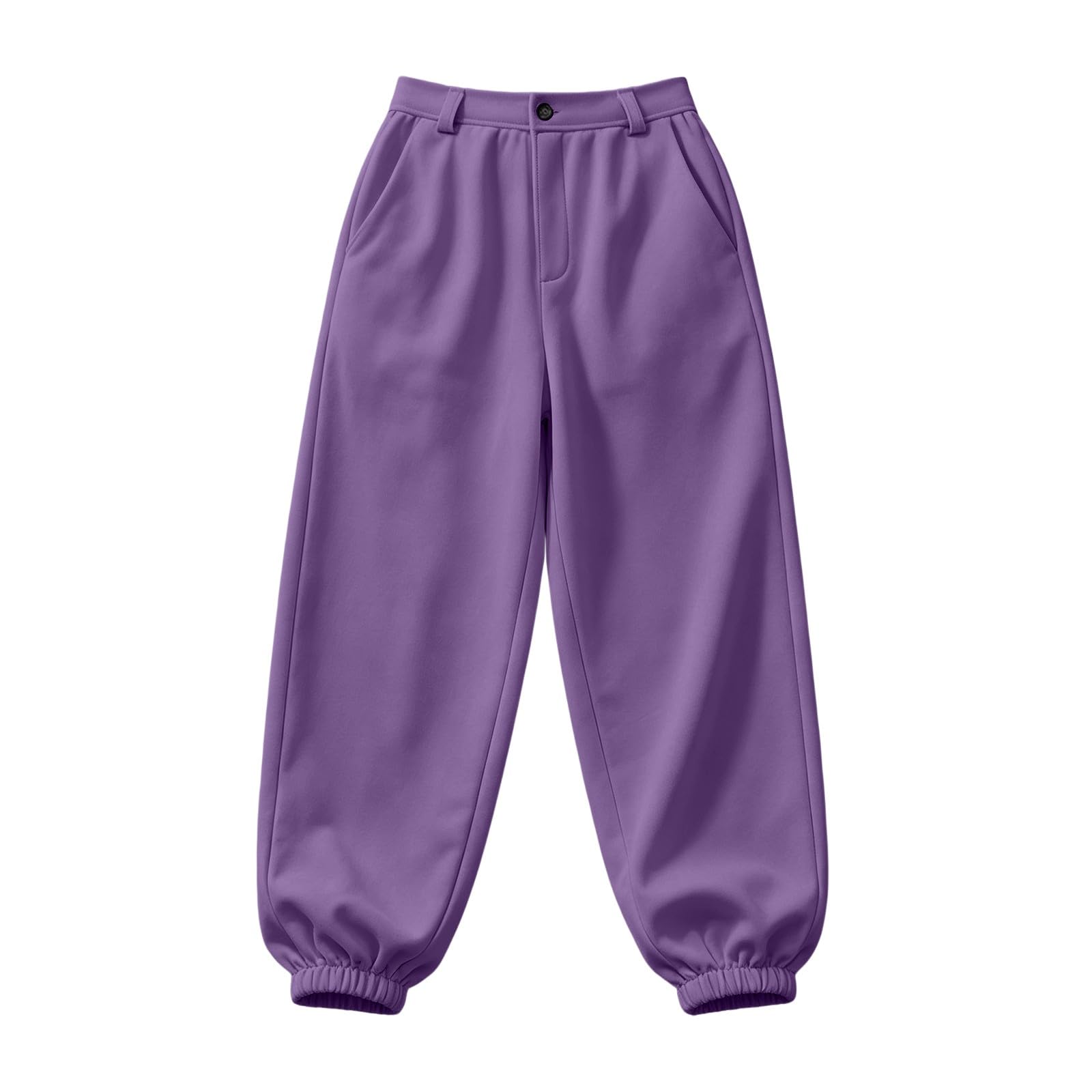 Pantalones de chándal para mujer con bolsillos, pantalones de verano ligeros, pantalones de ocio, pantalones de algodón, cintura elástica, pantalones de sudaderas, sueltos, suaves, informales
