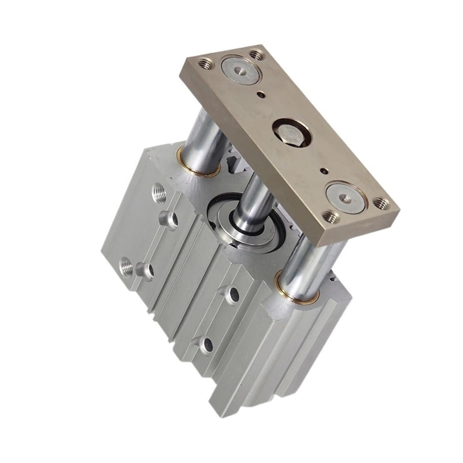 Cylindre à trois tiges TCM25 guidage stable course 90mm pour automatisme industriel