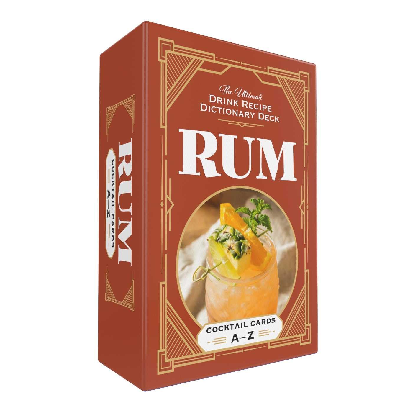 Rum Cocktail Cards A–Z: The Ultimate Drink Recipe Dictionary Deck (Cocktail Recipe Deck)