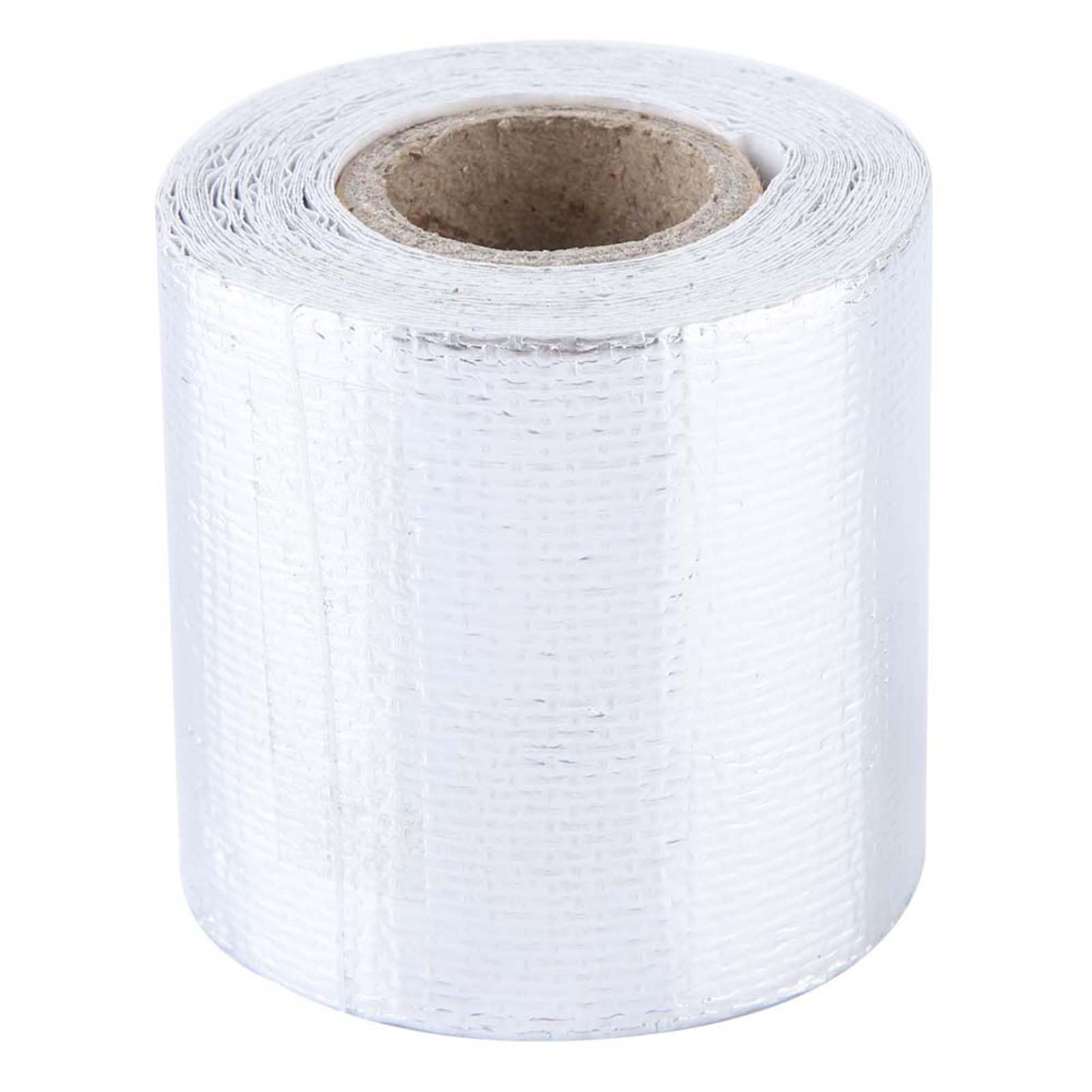 Ejoyous Aluminiowa taśma klejąca, odporna na wysokie temperatury taśma klejąca do silnika samochodu, folia odblaskowa, do izolacji i uszczelniania kanałów, 5 m x 50 mm (srebrna, 5 m x 5 cm)