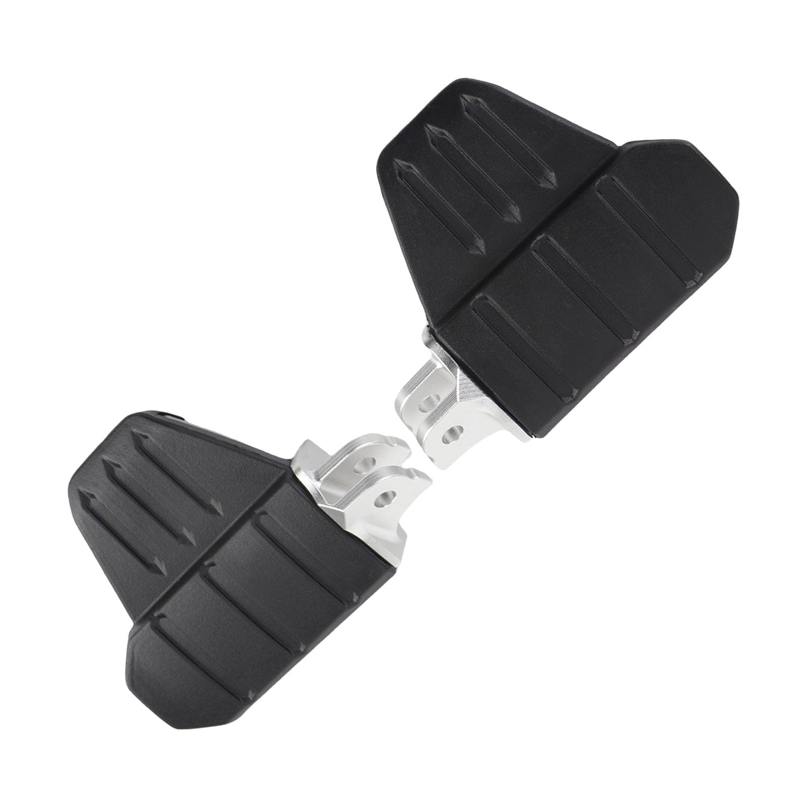 Front Extended Footpegs 1 Pair Wide Foot Pegs Left Right Comfort Stylish Aluminum Rubber Replacement Goldwing 1800 2018-2024 Highway Foot Pegs Mount