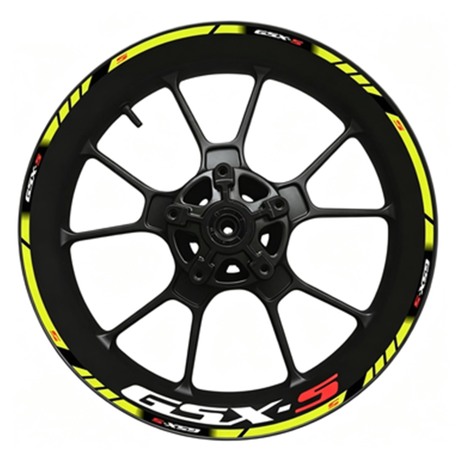 Full Set for Motorcycle Gsxs Wheel Sticker Stripe Rim for Suzuki Gsx-s Gsx-s750 Gsxs1000 750 1000 600 2022(Color9)
