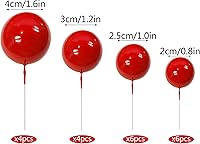 Vista 2 de Bolas para decoración de tartas, mini globos, bolas de perla, bola de espuma, decoración de cupcakes, suministros de decoración para hornear